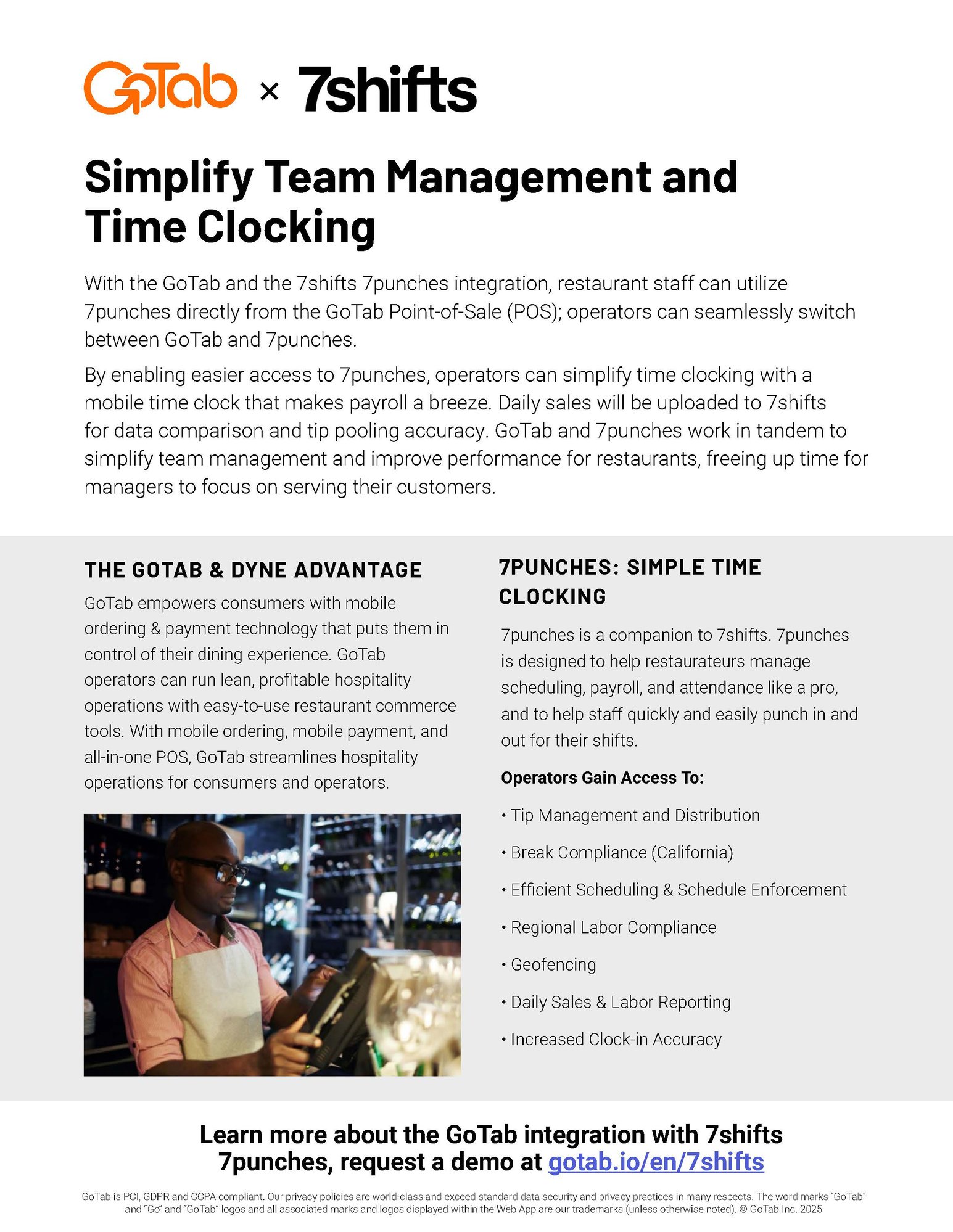 GoTab x 7Shifts Integration One-pager (1)