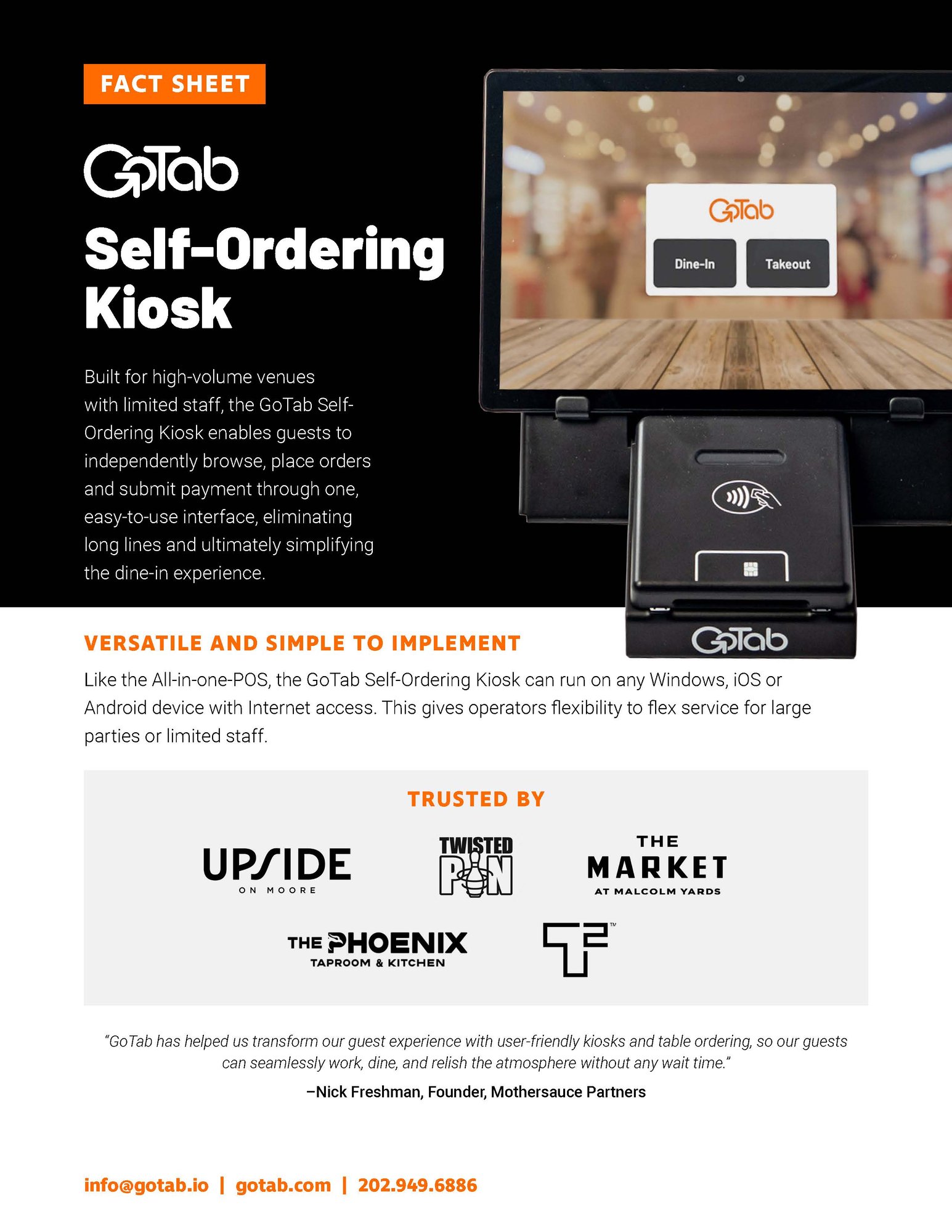 GoTab_Self-Ordering Kiosk Fact Sheet_2024_Page_1