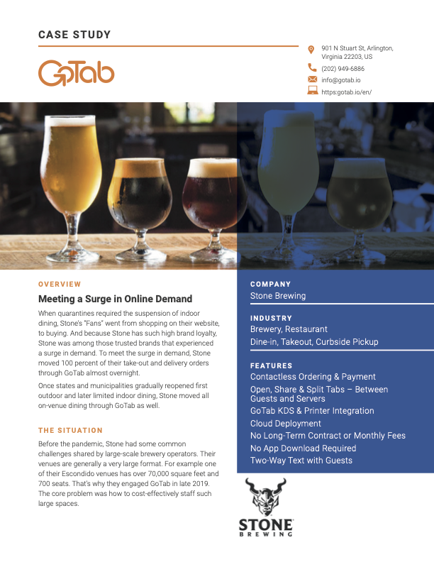 GoTab Case Study_Stone Brewing_AP